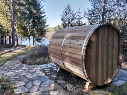 Sauna Baril Lac Exterieur