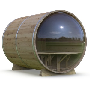 Dome Bubble Barrel Sauna for 8 people
