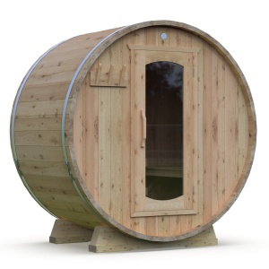 2 person barrel sauna